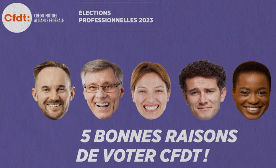 Vimeo : 5 bonnes raisons de voter CFDT